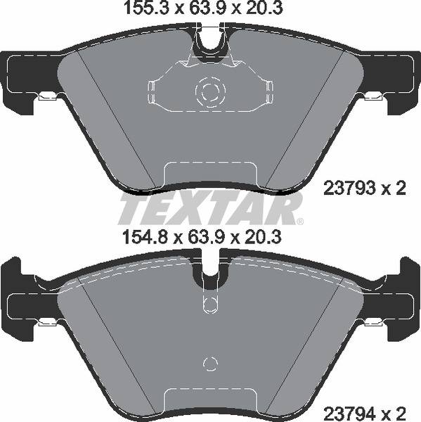 Колодки гальмівні (передні) BMW 5 (E60/E61) 03-10 (Teves) Q+