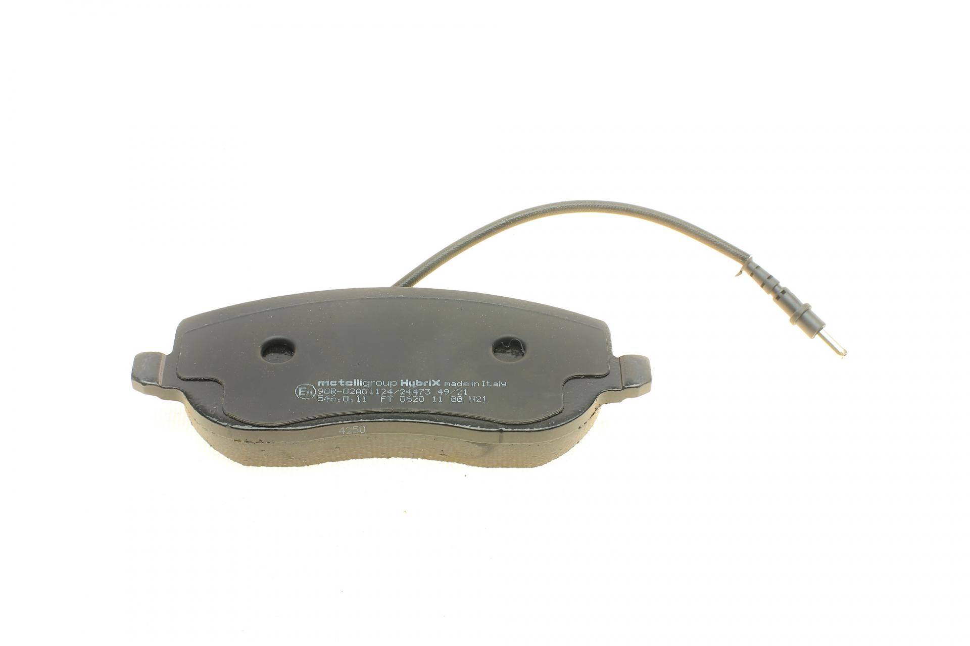 Колодки гальмівні (передні) Citroen C8 02-/Jumpy/Fiat Scudo/Peugeot Expert 95-06/807 02- (+датчики)
