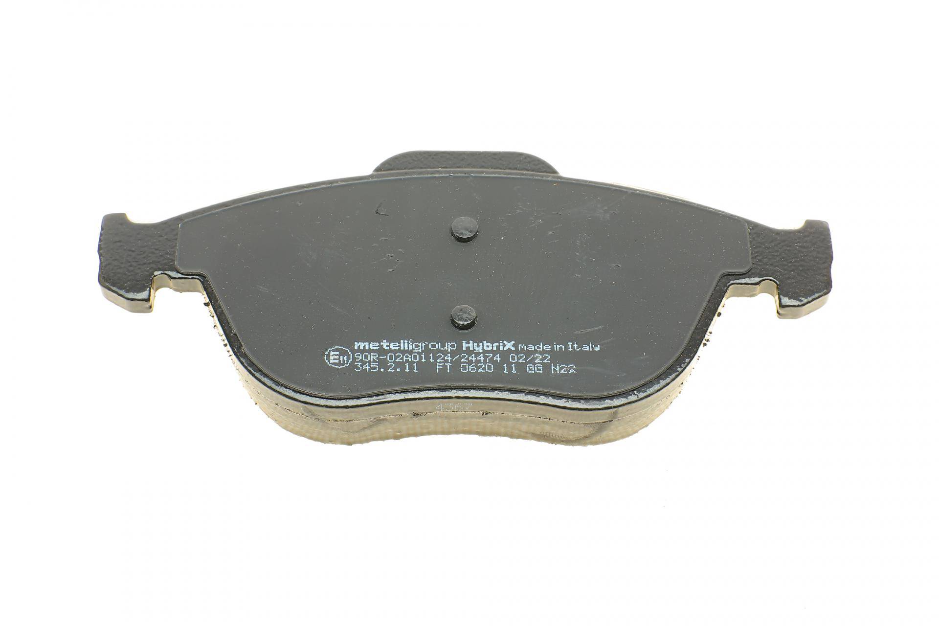 Колодки гальмівні (передні) Renault Megane II 04-09/Scenic II/III/Grand Scenic II/III 03-