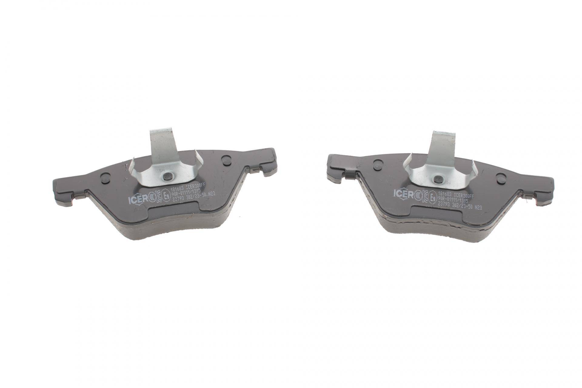Колодки гальмівні (передні) BMW 3 (E90/E91/E92) 07-13/5 (E60/E61) 03-10/X1 (E84) 09-15 (кріпл.51мм)