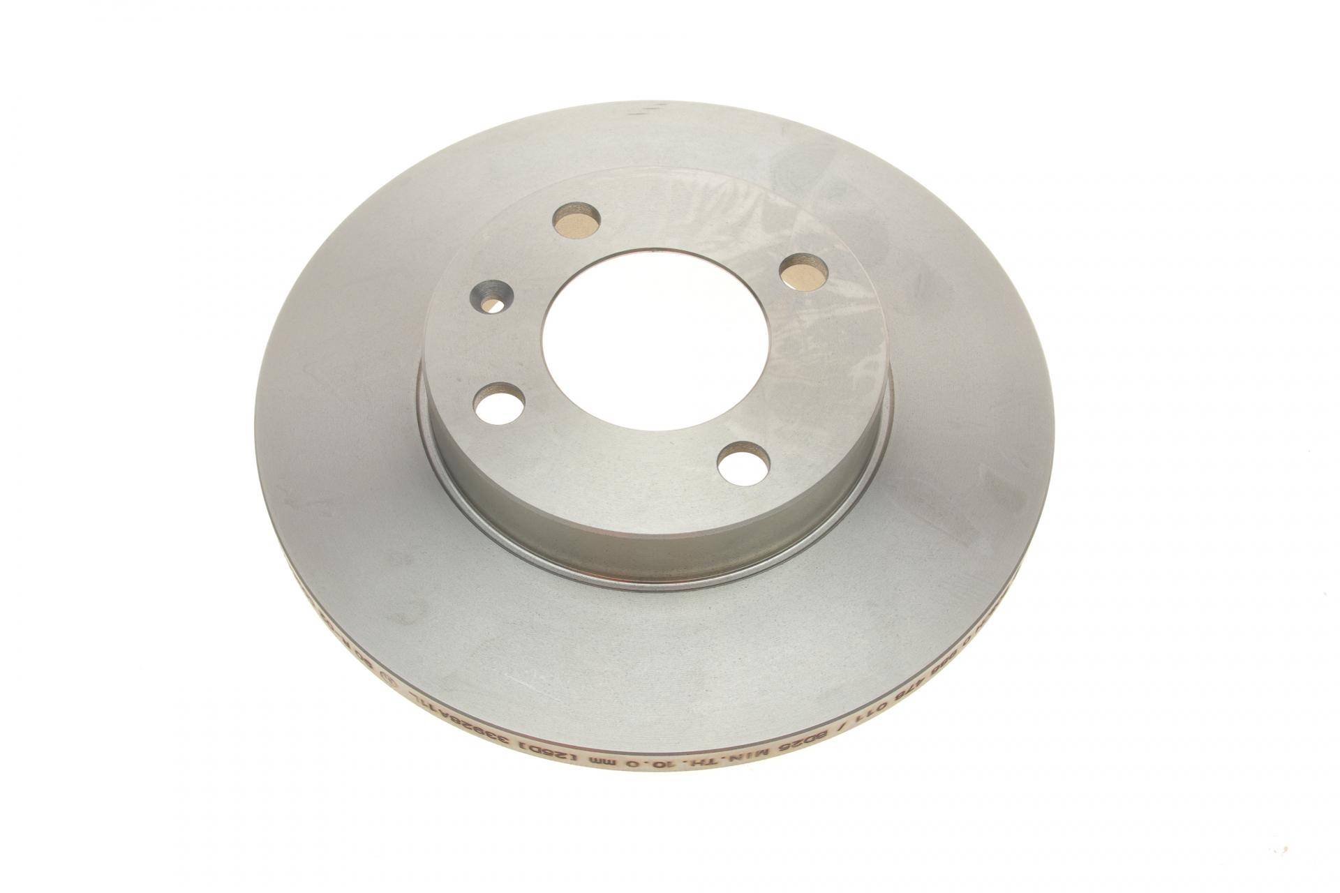 Диск гальмівний (передній) VW Caddy 82-92/Golf 74-99/Passat 73-88/Polo 95-02 (239x12)(з покр)(повний)