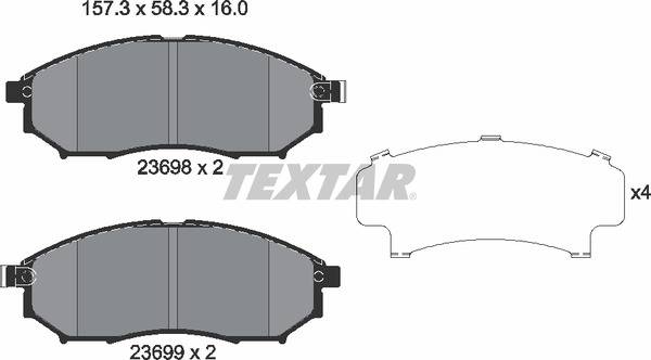 Колодки гальмівні (передні) Renault Koleos 08-/Nissan Qashqai 07-14/Pathfinder/NP300 05-(Sumitomo)