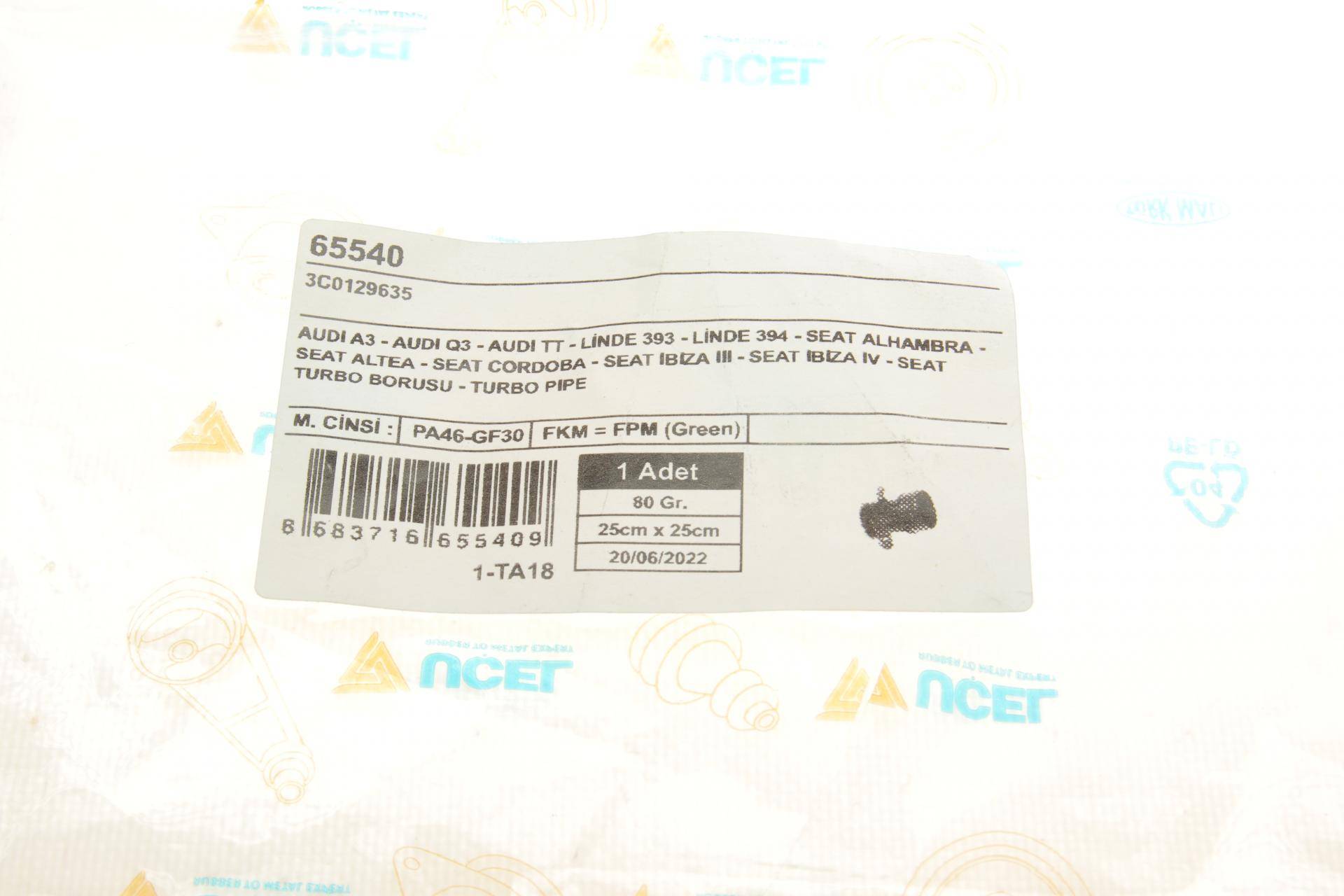 Патрубок турбіни Audi Q3 2.0 TDI/VW Caddy III 1.6/1.9/2.0 TDI 10-