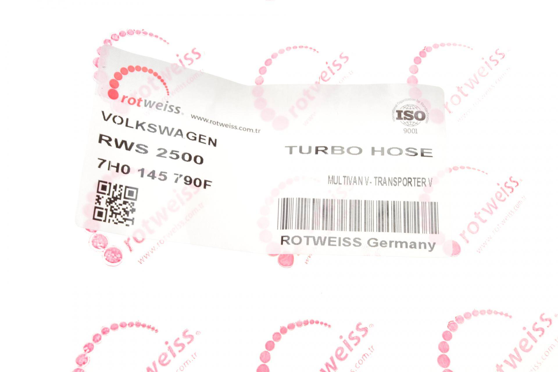 Патрубок інтеркулера (L) VW T5 2.5TDI 06-09