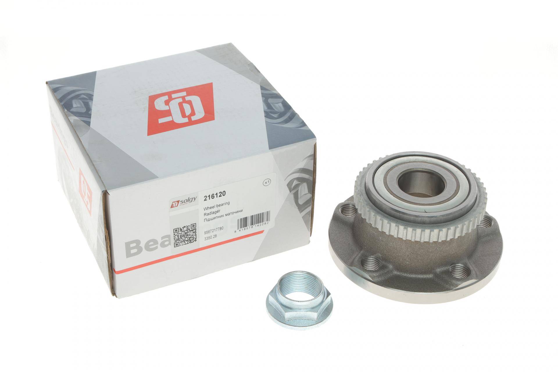 Підшипник маточини (задньої) Fiat Scudo/Peugeot Expert 95-06 (+ABS) (к-кт)