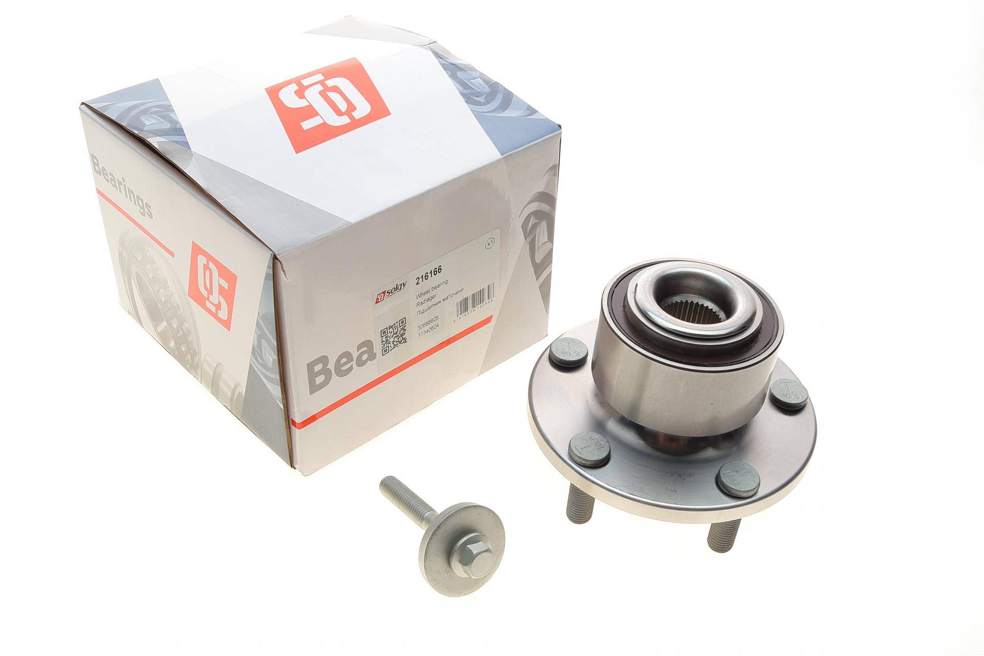 Підшипник маточини (передньої) Volvo S40 04-12/V50 04-12/C30 06-12/C70 07-13(+ABS)