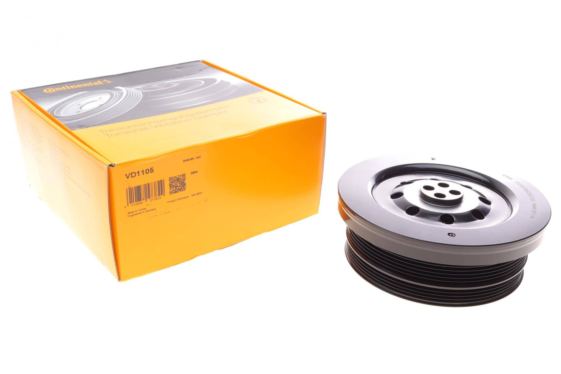 Шків колінвалу BMW 3 (E90/E91/E92)/5 (E60/E61)/X5 (E53/E70)/X6 (E71/E72) 2.5D/3.0D 02-14 (6PK+4PK)