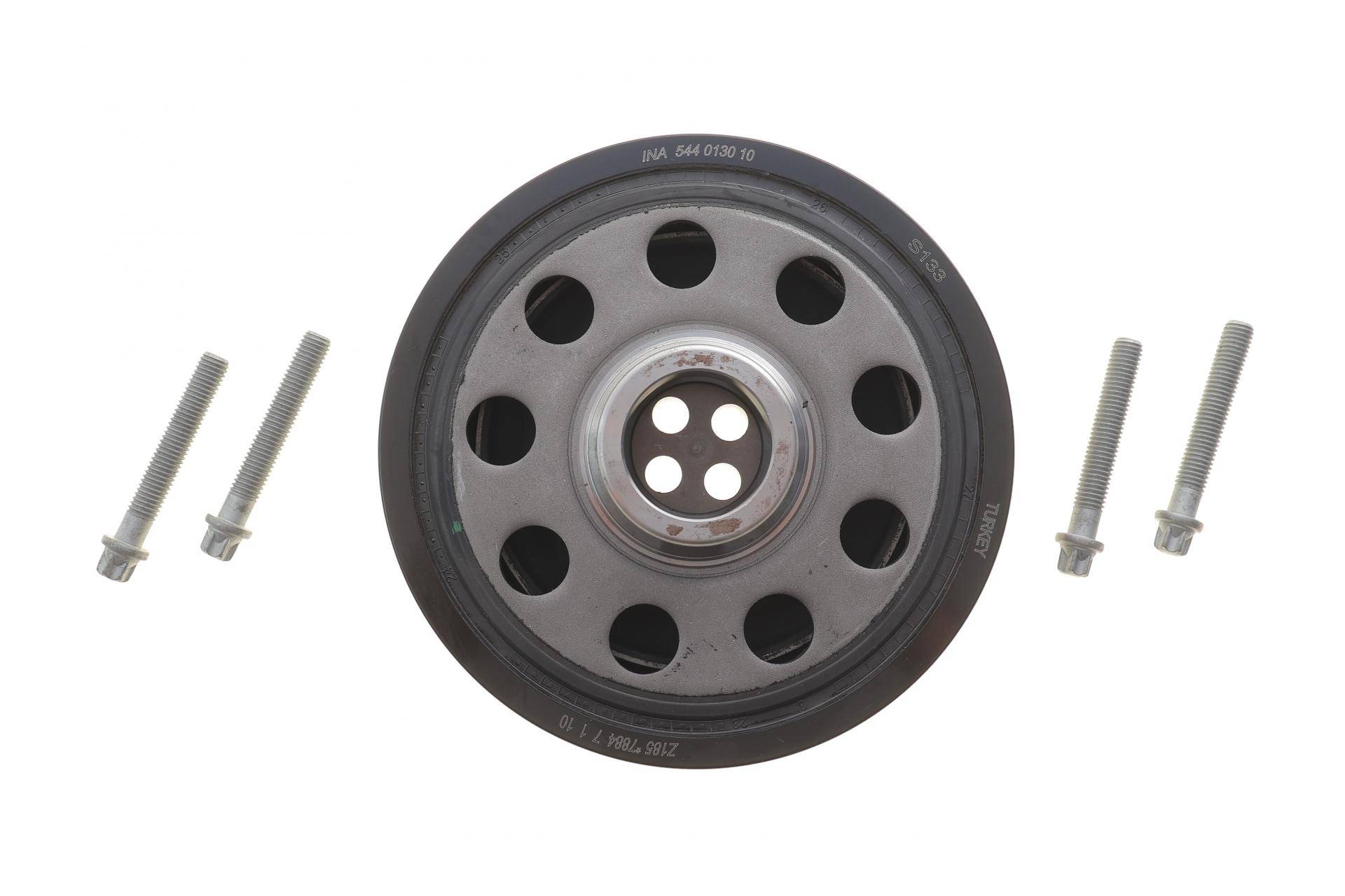 Шків колінвалу BMW 1 (E81)/3 (E90)/X1 (E84)/5 (E60)/X3 (E83/F25) 2.0D 04- (6PK) (+болти), N47/M47