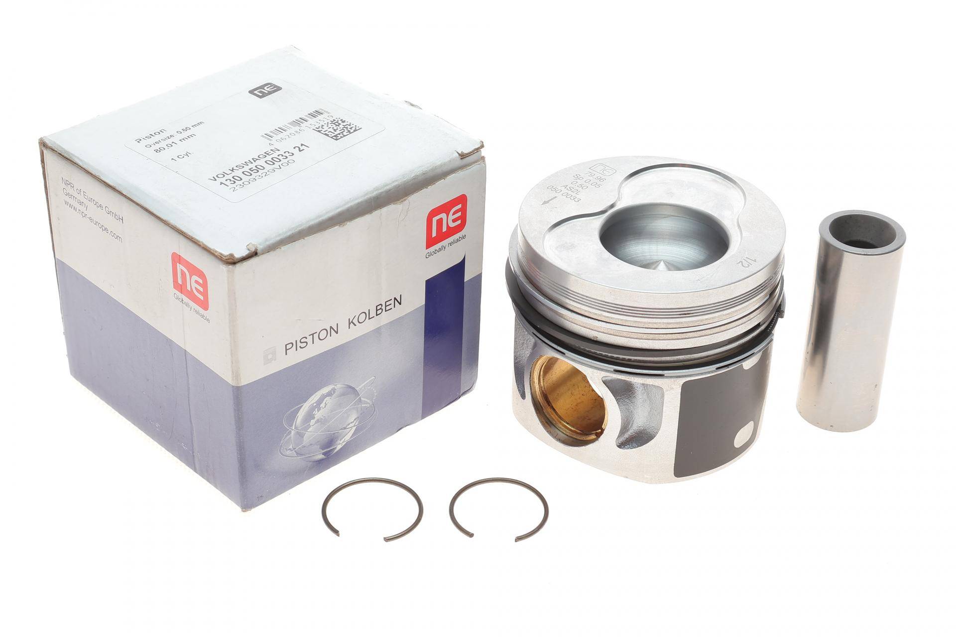 Поршень VW T5 1.9TDI 03-09 (80,01mm/+0.5) 1-2 цил. = 7150485000