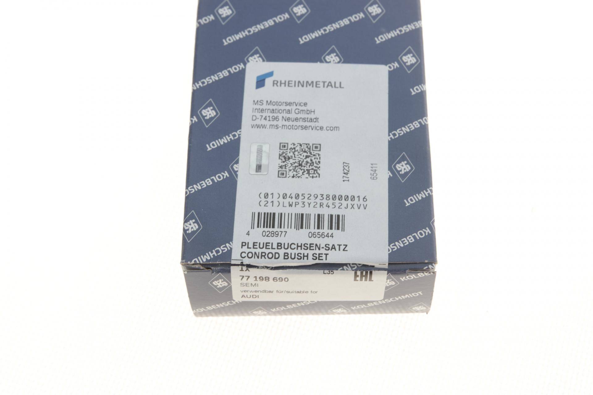Втулка шатуна Audi A6/Seat Ibiza II/Toledo I/VW Golf III-IV/Passat B3-B4 2.0 90- (к-кт 4 шт)