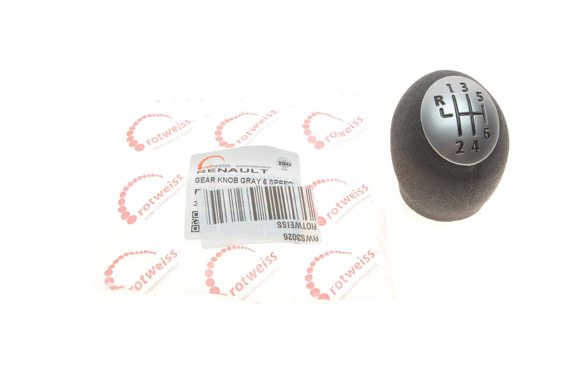 Рукоятка важеля КПП Renault Megane 08-/Scenic 09- (1-6, R)