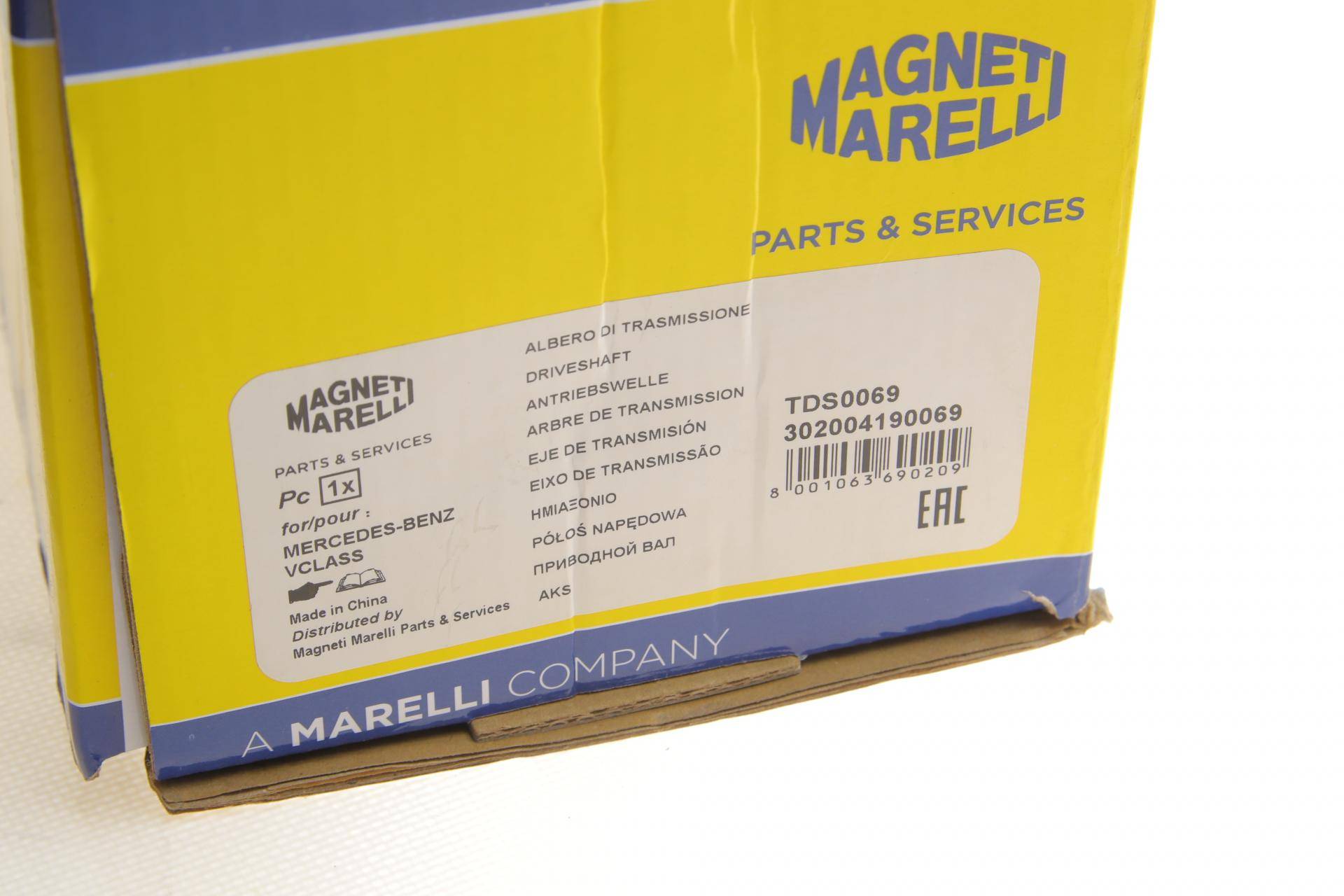 Піввісь (передня) MB Vito (W638) TDI 96-99 (27x59,8x515x48T) (TDS0069)