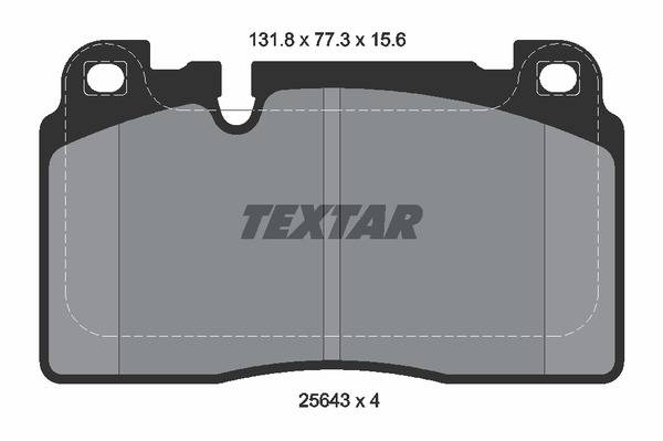 Колодки гальмівні (передні) Audi Q5 08- (Brembo) (131.8x77.3x15.6)