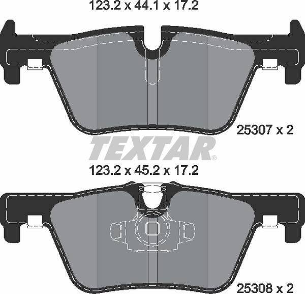 Колодки гальмівні (задні) BMW 1 (F20/21)/ 3 (F30/F31/F34)/4 (F36) 11-(Teves) Q+