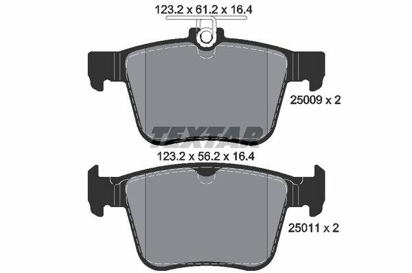 Колодки гальмівні (задні) VW Golf/Touran 1.0-2.0 TDI 12- (Teves) Q+