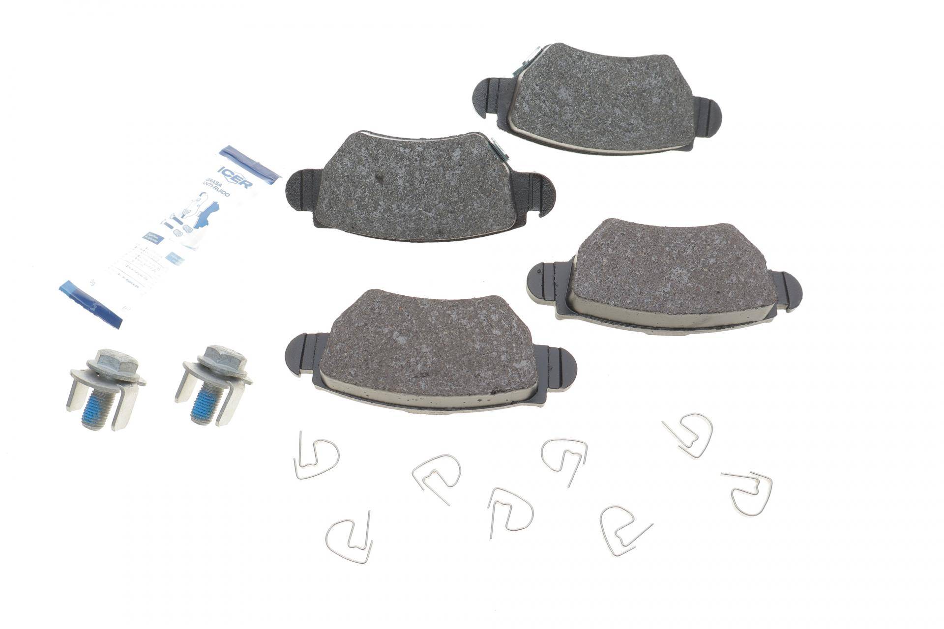 Колодки гальмівні (задні) Opel Astra G 98-09/Zafira A 99-05/Chevrolet Corsa 94-02/Zafira 01-12