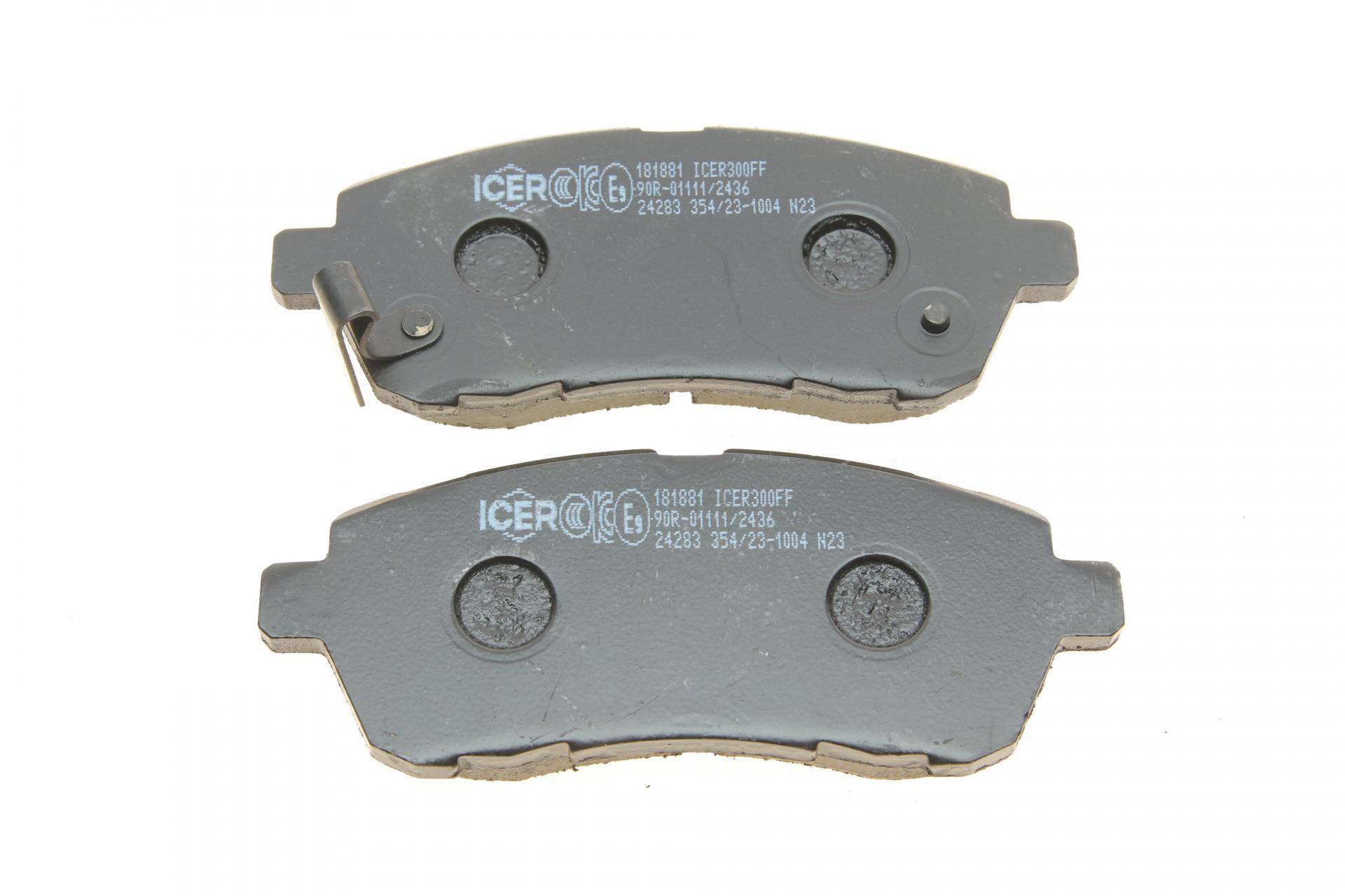 Колодки гальмівні (передні) Ford Fiesta VI 08-/Mazda 2 07-15/Subaru Justy 07-