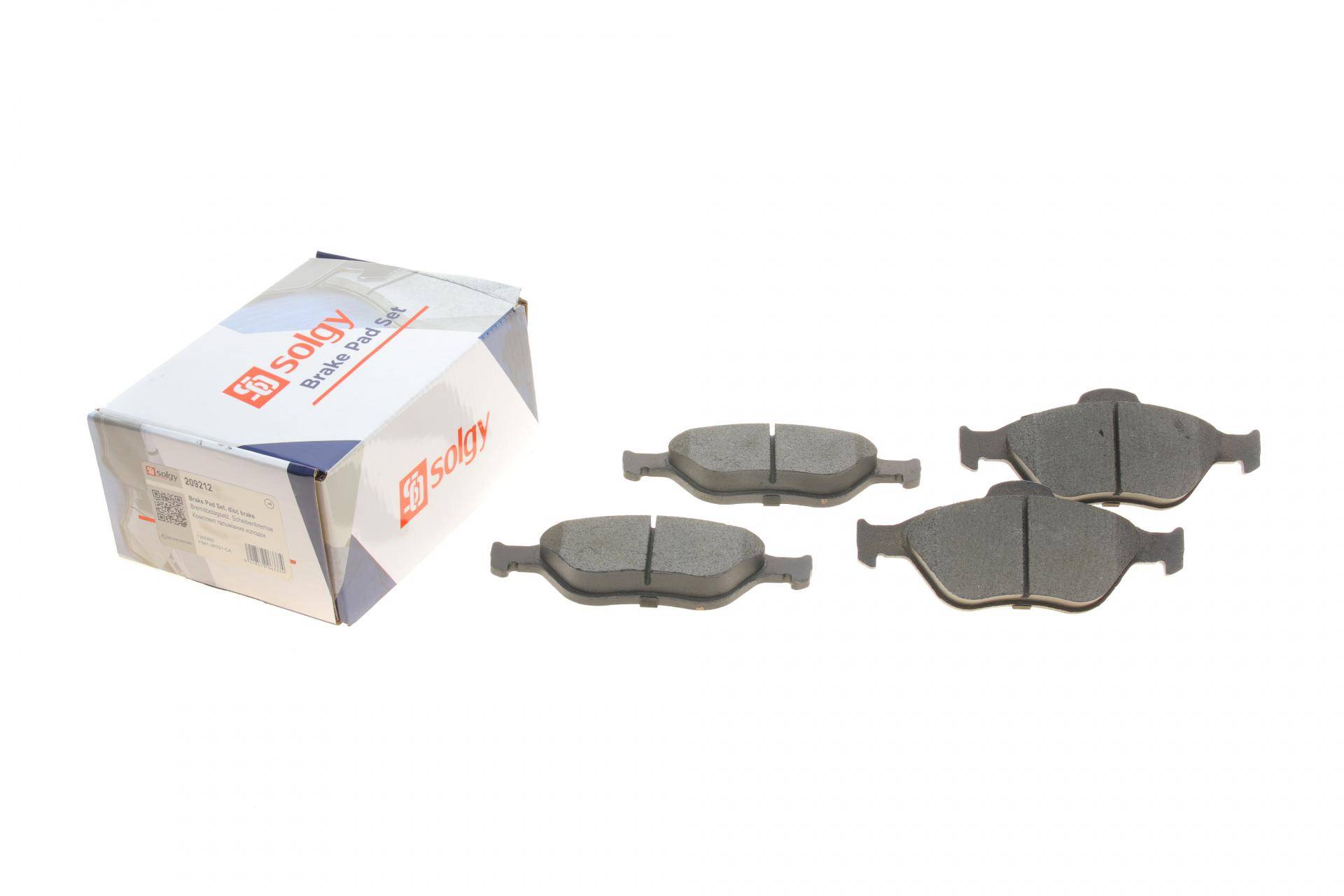 Колодки гальмівні (передні) Ford Fiesta 95-10/Fusion/Ka 02-12/Puma/Mazda 121 96-03/Mazda 2 03-07