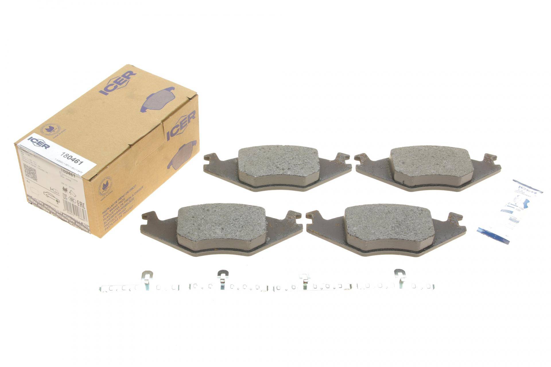 Колодки гальмівні (передні) Seat Cordoba/Ibiza 94-02/VW Golf/Jetta/Polo 81-94/Passat B1/B2 79-88