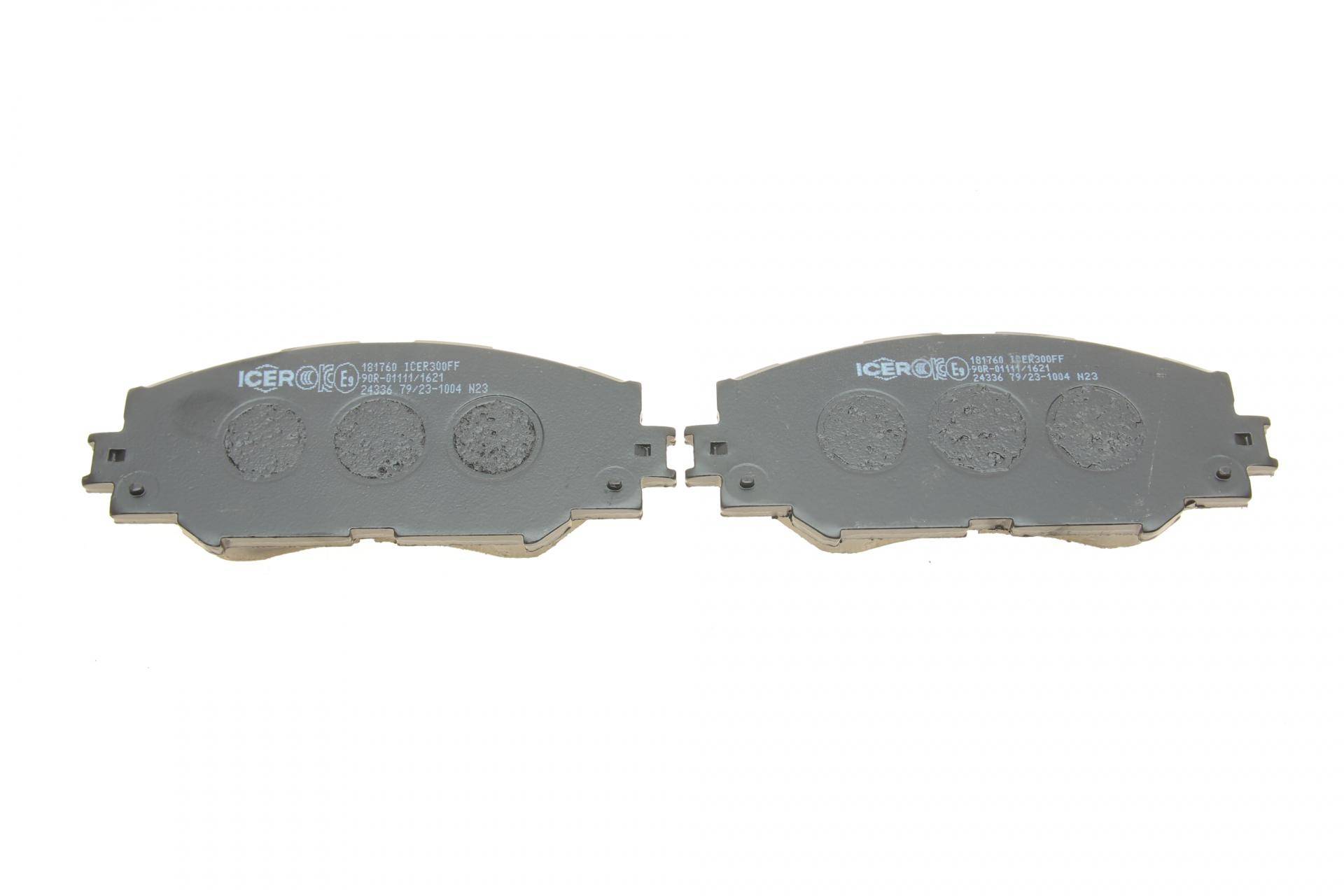 Колодки гальмівні (передні) Toyota Corolla 01-18/Auris 07-12/Rav4 III 05-/Yaris/Prius+ 12-