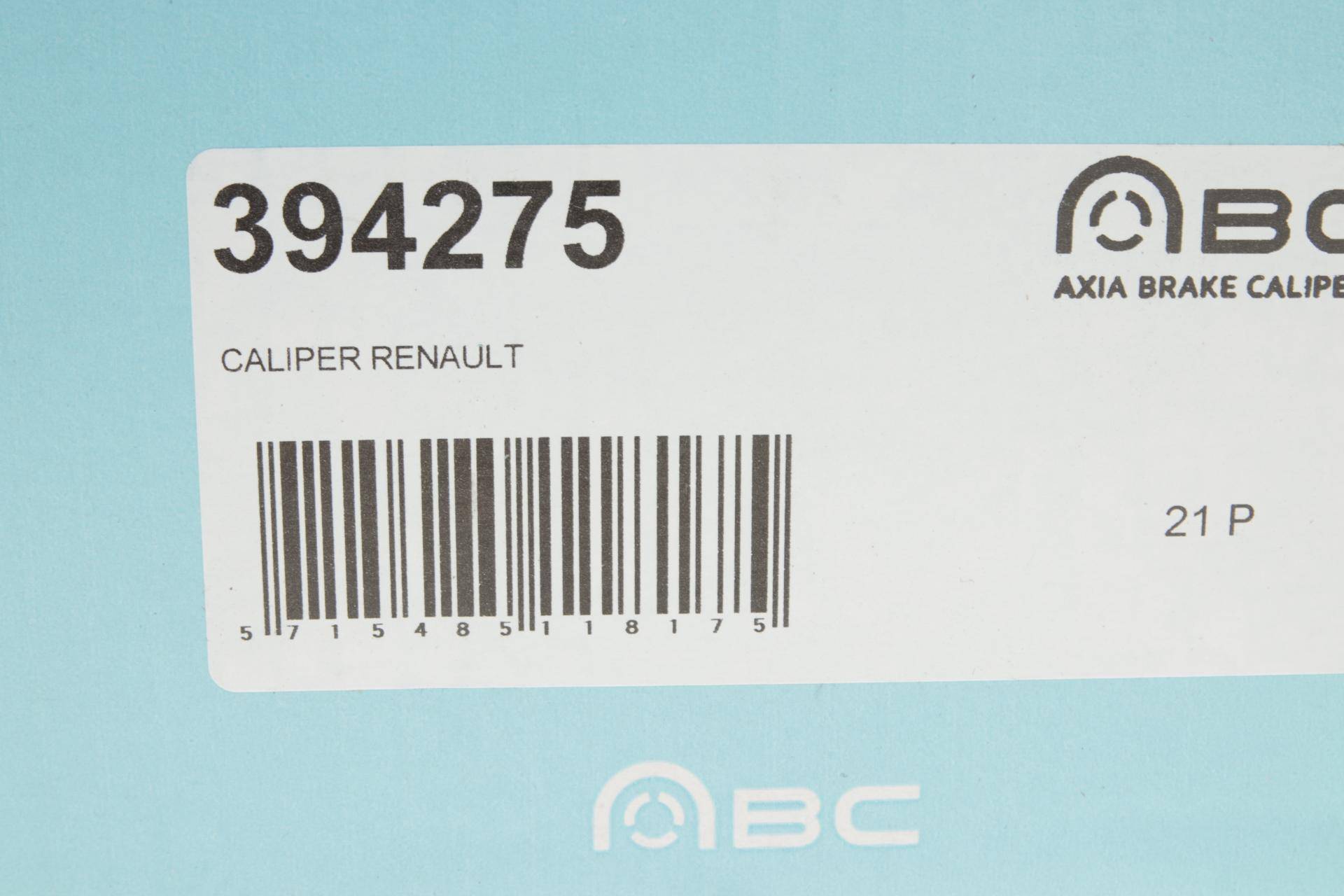 Супорт гальмівний (задній) (R) Renault Grand Scenic III/Scenic III 09- (d=38mm) (TRW)