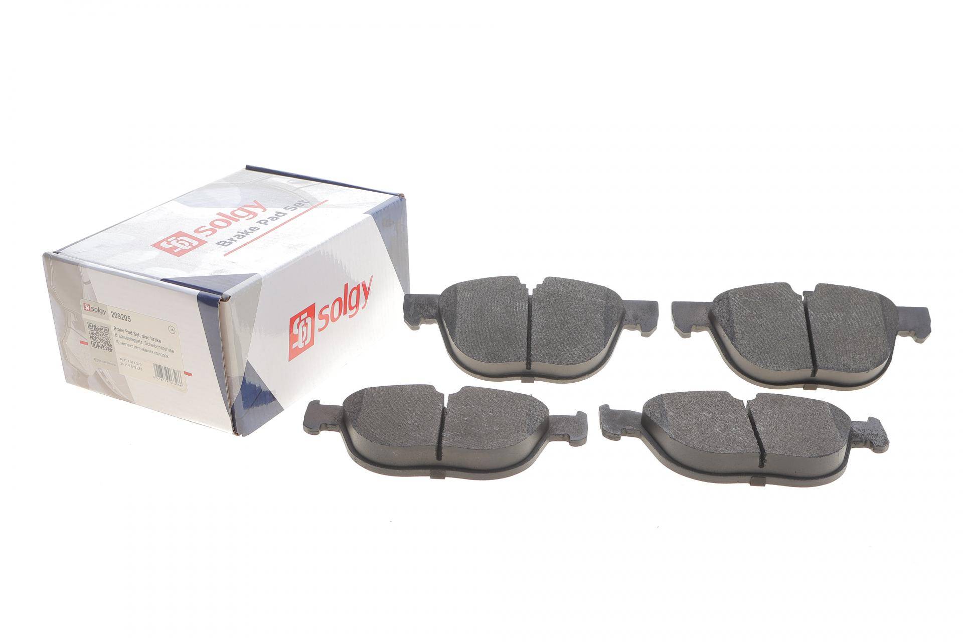 Колодки гальмівні (передні) BMW X4 (F26) 14-18/X5 (E70/F15/F85) 06-18/X6 (E71/E72/F16/F86) 08-19