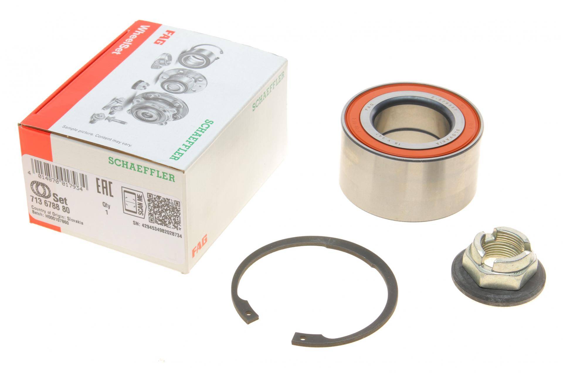 Підшипник маточини (передньої) Ford Connect 02- (-ABS)
