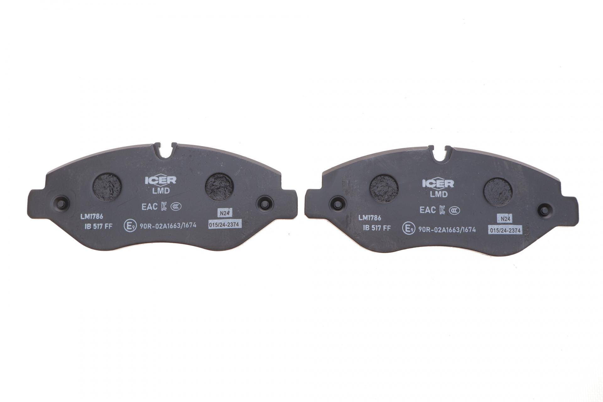Колодки гальмівні (передні) MB Sprinter (906,907,910)/VW Crafter 06-/MB Vito (W639) 03-/(W447) 14-