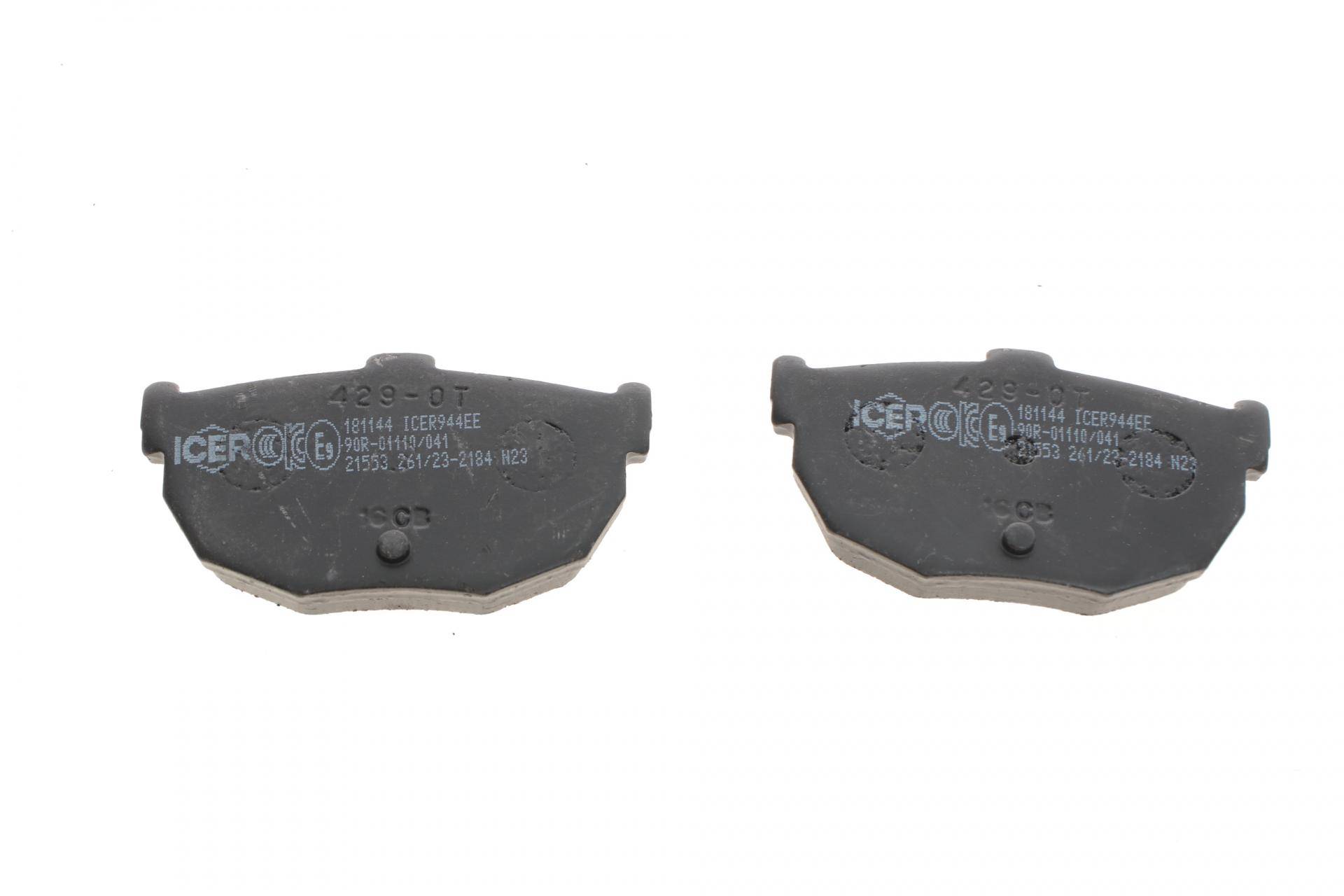 Колодки гальмівні (задні) Hyundai Elantra 00-06/Coupe 96-09/Kia Cerato 04-/Nissan Maxima 88-94