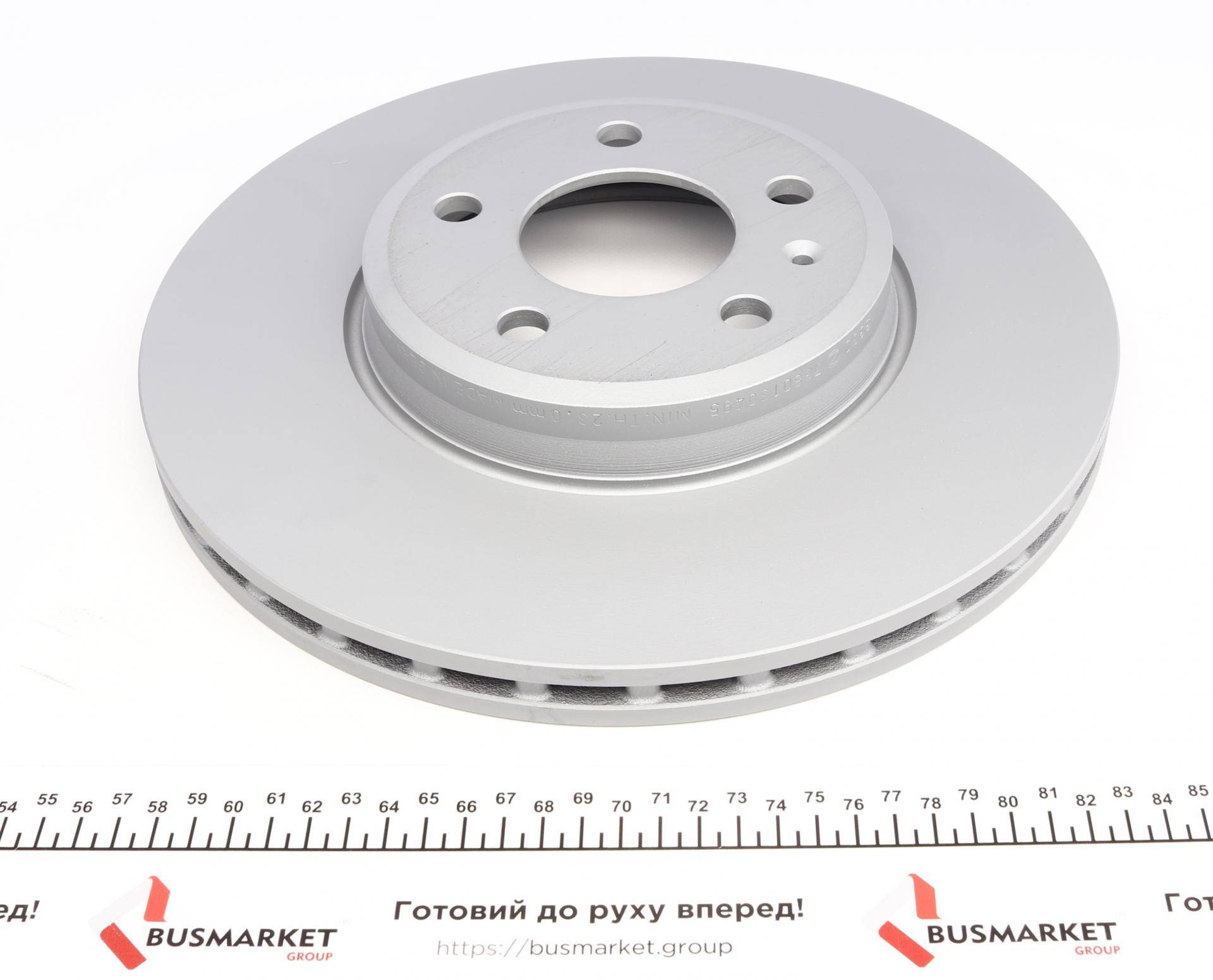 Диск гальмівний (передній) Audi A4/A5 07- (314х25) (з покриттям) (вентильований)
