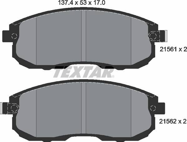 Колодки гальмівні (передні) Nissan Juke/ Pulsar/ Tiida 07- (Sumitomo)