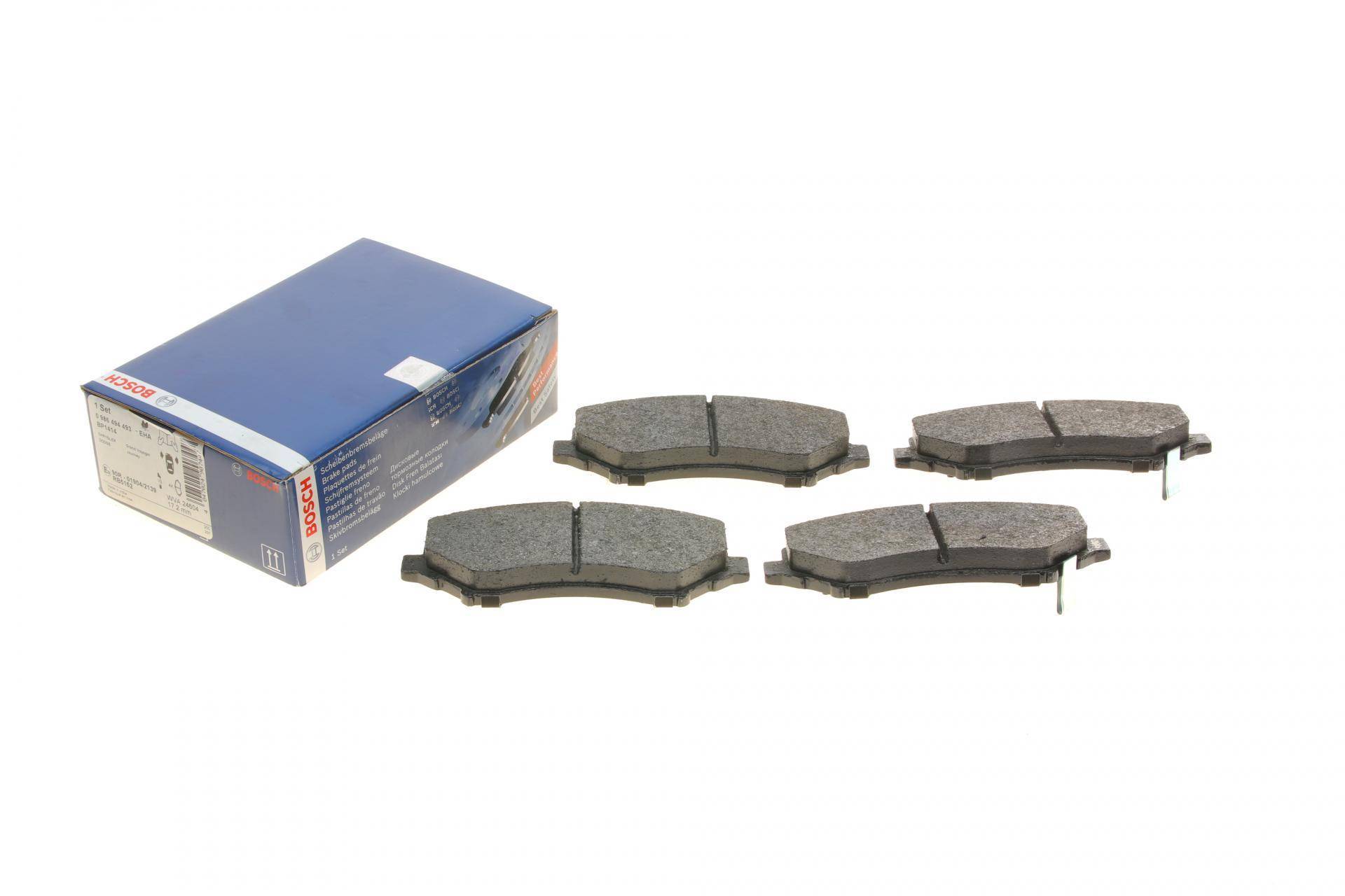 Колодки гальмівні (передні) Chrysler Grand Voyager V 07-/Dodge Caravan 08-/VW Routan 08-13