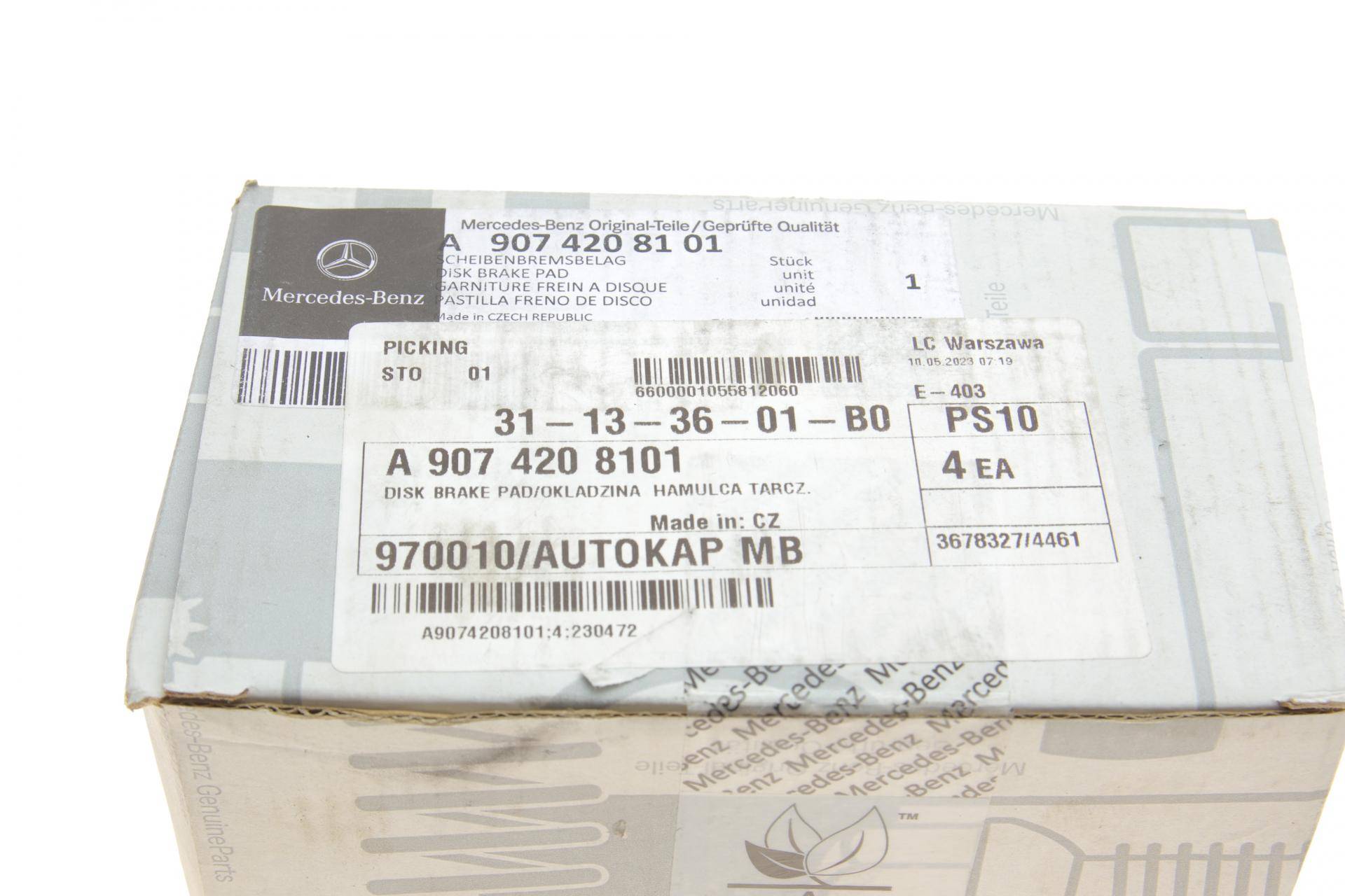Колодки гальмівні (передні) MB Sprinter (W907/W910) 211-419CDI 18-