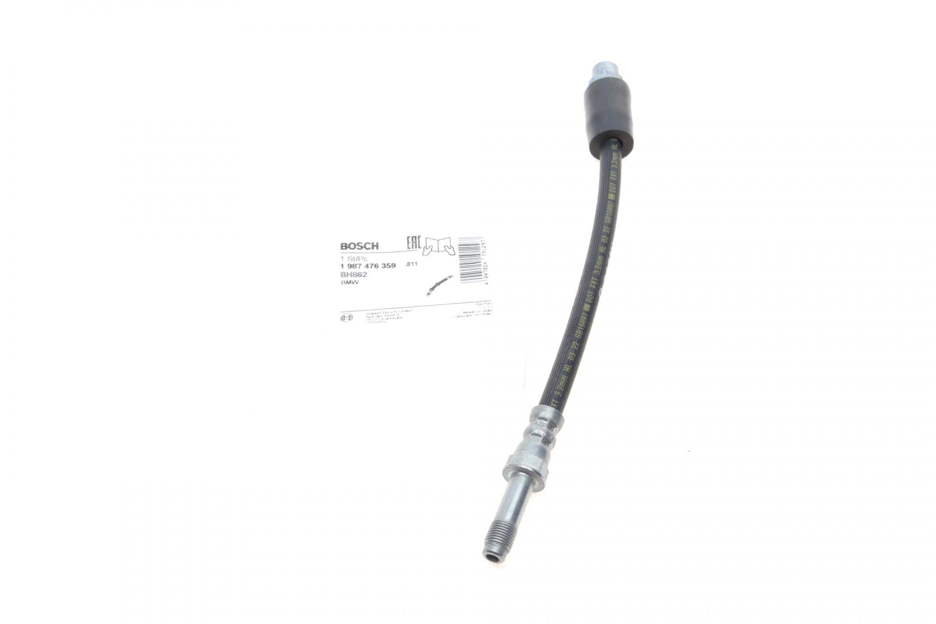 Шланг гальмівний (задній) BMW 3 (E90/F30/F80)/X1 (E84) 04-19 (L=221mm) N20/N43/N44/N46/N52/N55