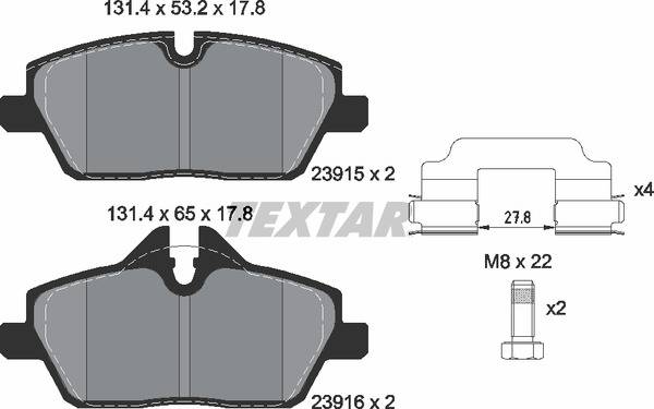 Колодки гальмівні (передні) BMW 1 (E87) 03-12 (Lucas) Q+