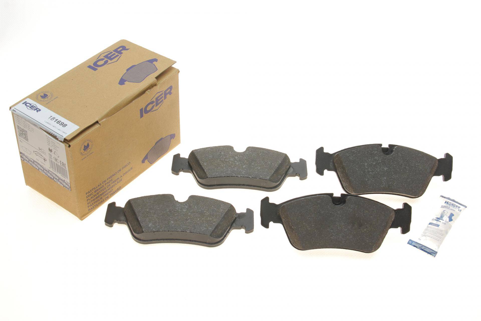 Колодки гальмівні (передні) BMW 1 (E81/E87) 03-13/3 (E46) 98-07/3 (E90-E93) 04-13