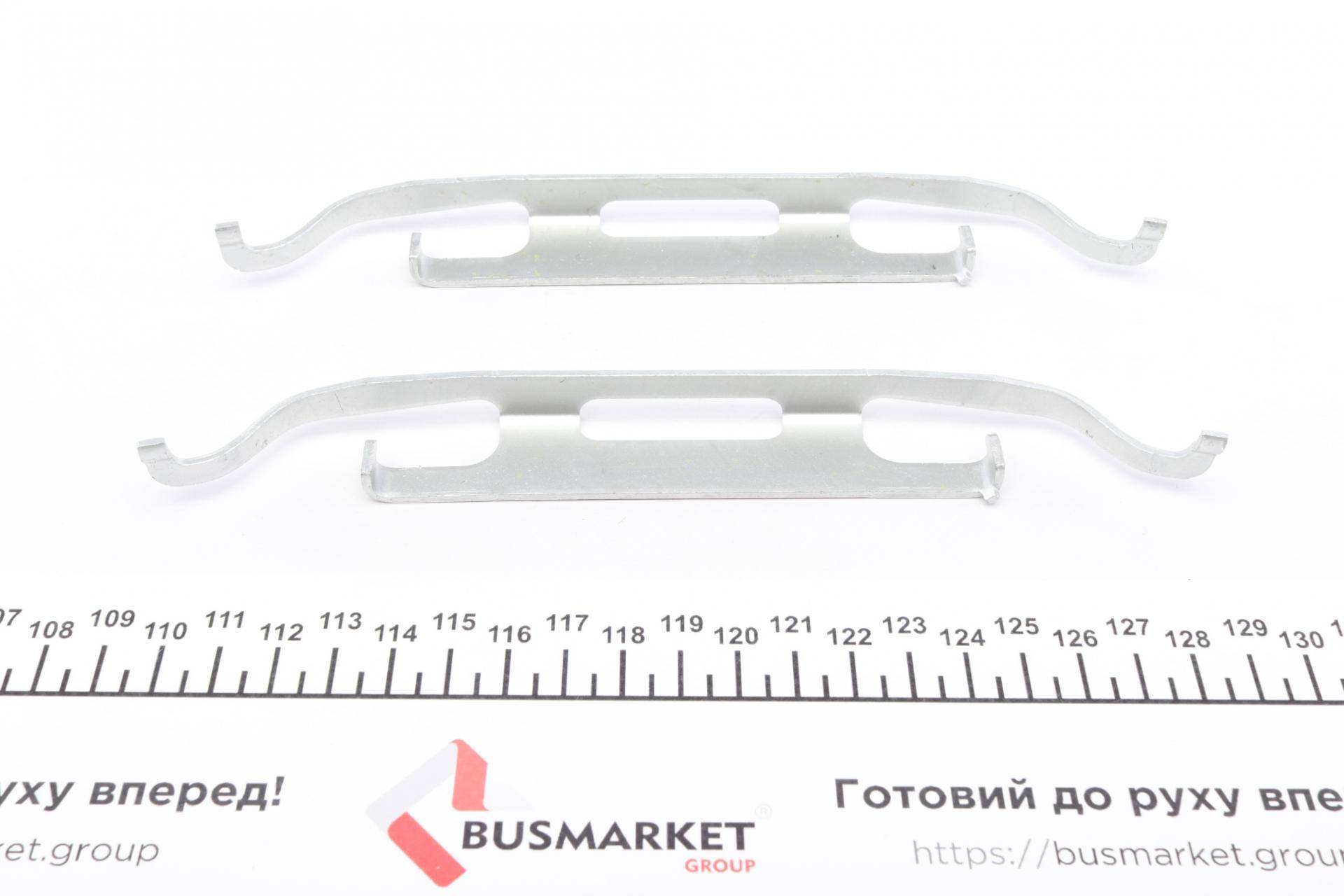 Планка супорта (переднього) прижимна (к-кт) VW Passat/Golf IV/Audi A8 99-10 (Ate)