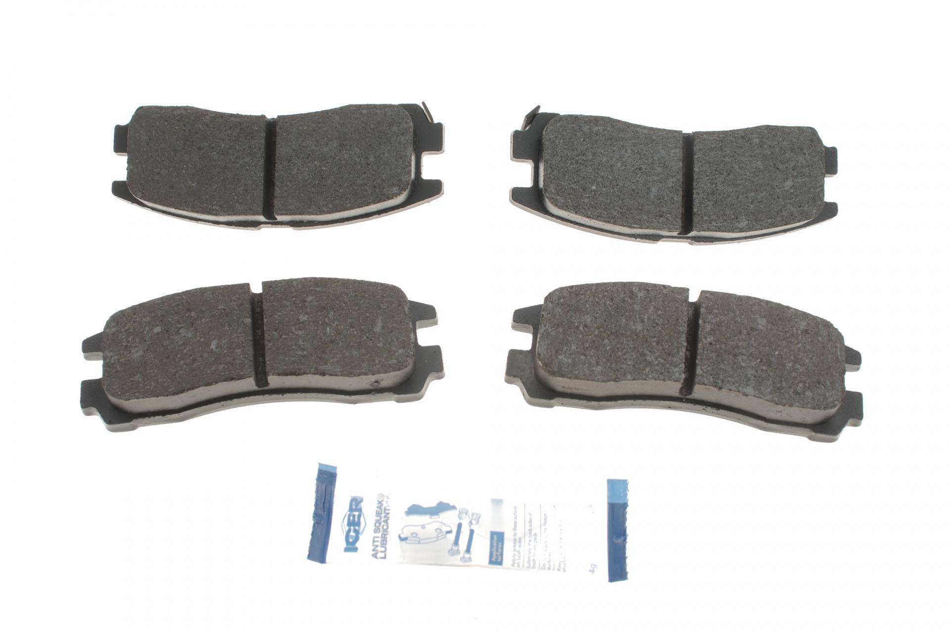 Колодки гальмівні (задні) Mitsubishi Galant 85-/L400 95-02/Eclipse 94-11/Pajero Pinin 99-07