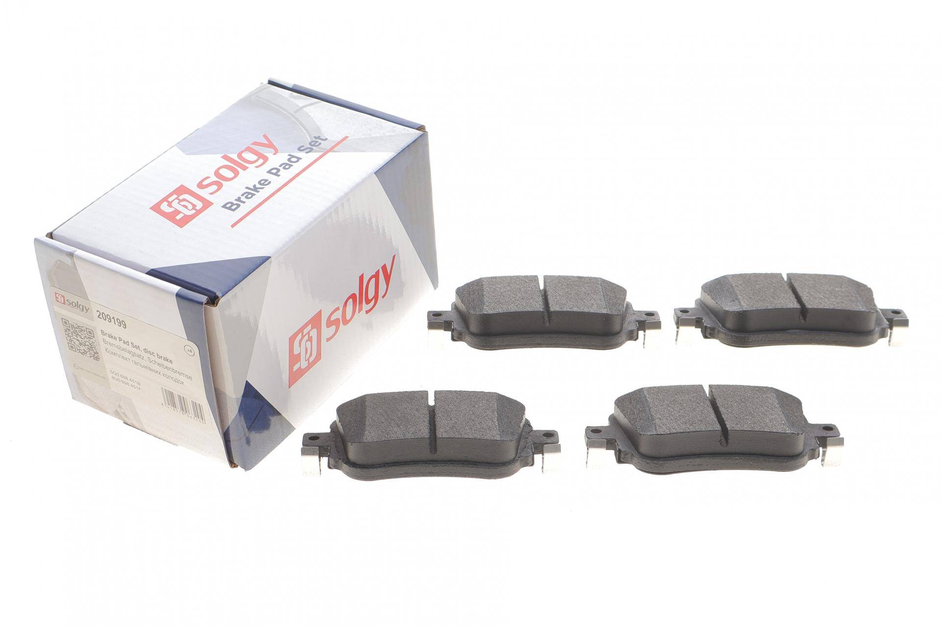 Колодки гальмівні (задні) Audi Q3/Skoda Octavia/Seat Leon/VW Golf/Sharan 12-/Passat B8/Caddy IV 14-