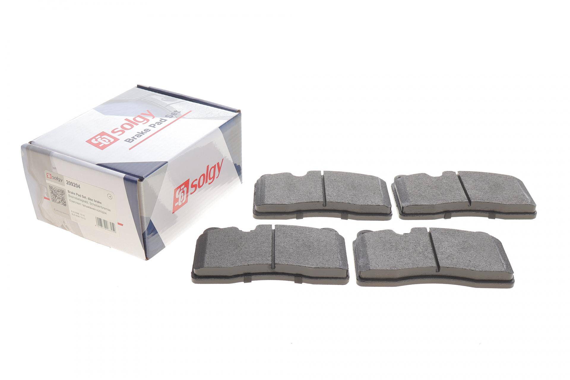 Колодки гальмівні (передні) VW Touareg 02- (Brembo)