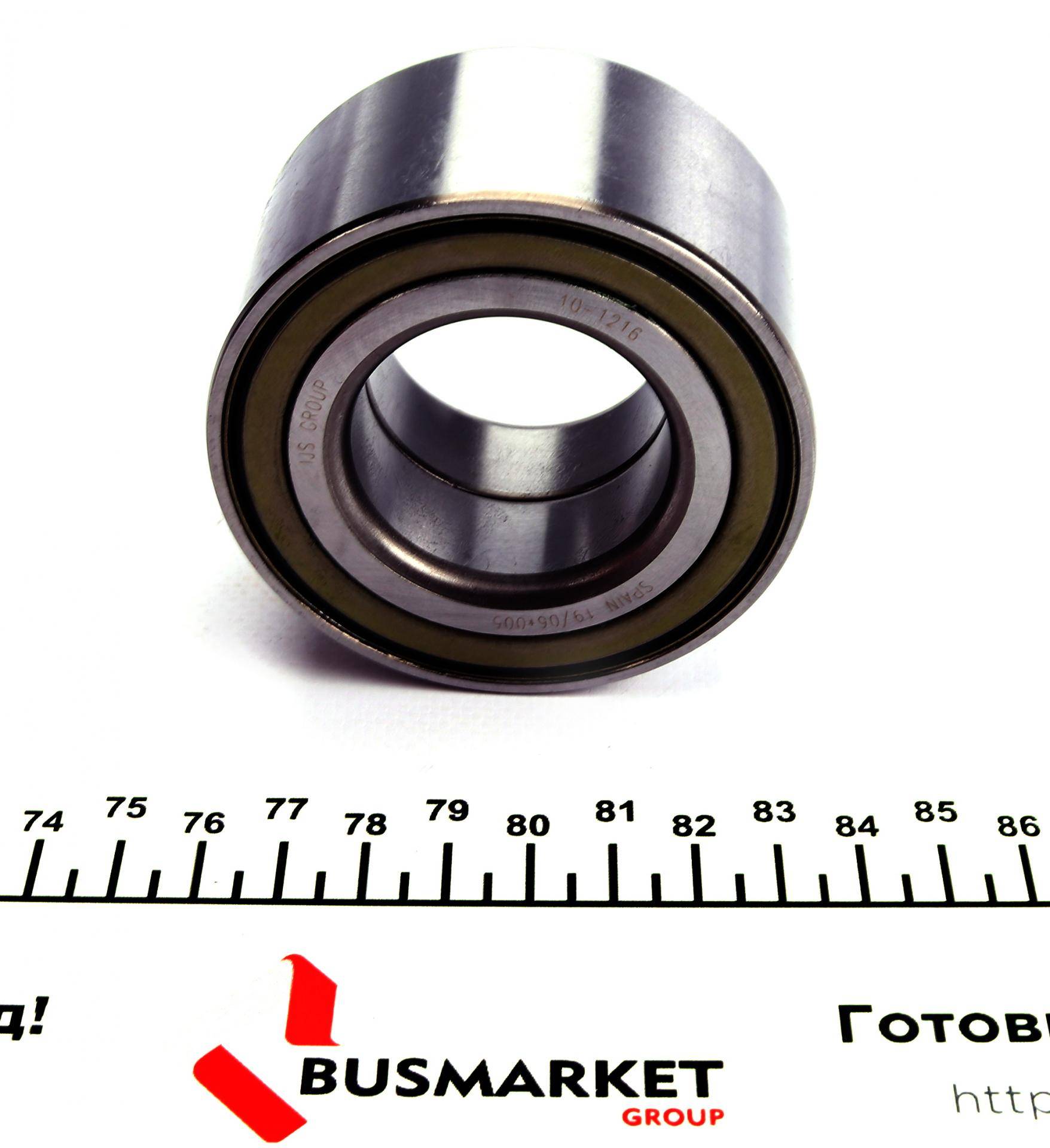 Підшипник маточини (передньої) Ford Connect 02-13 (-ABS) (39x74x39)(к-кт)