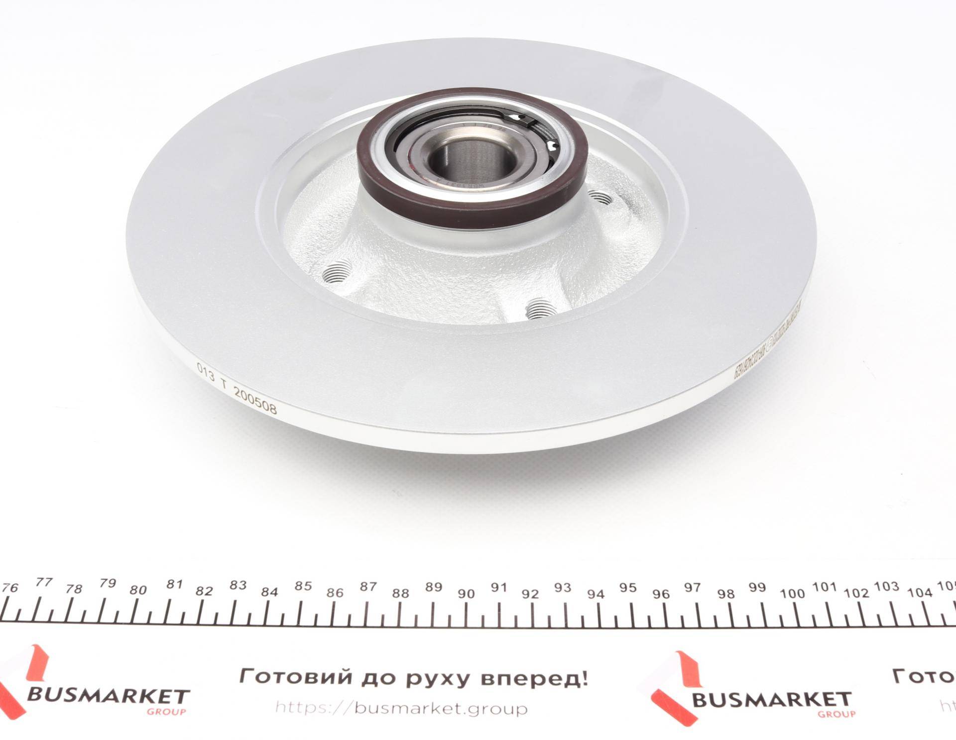 Диск гальмівний (задній) Citroen C3/C4 /Peugeot 207/307 05- (249х9) (d=30mm) (з підшипником) PRO