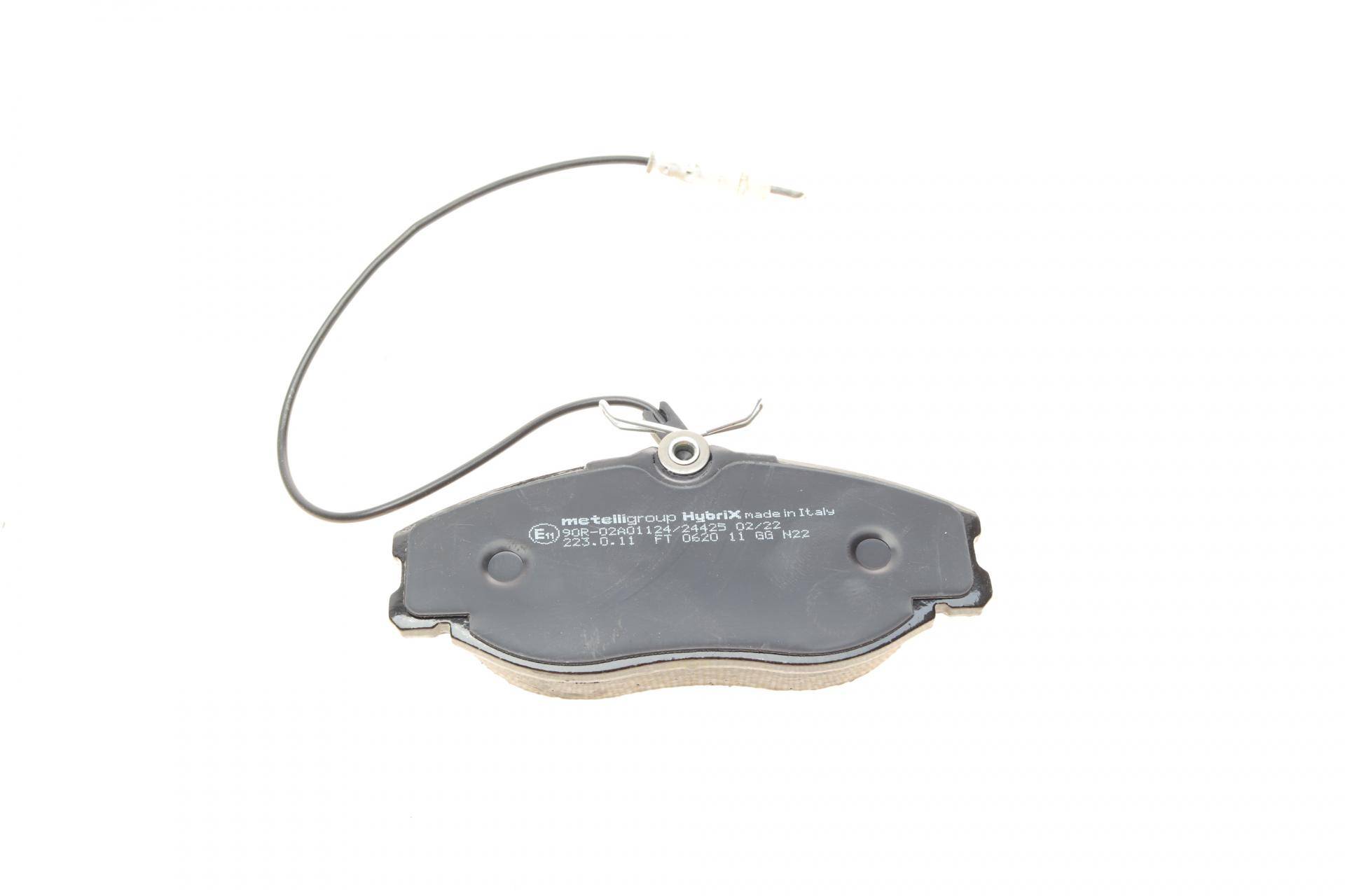 Колодки гальмівні (передні) Citroen Xsara 98-05/Peugeot 306 96-01/406 95-04/607 00-11 (+датчики)