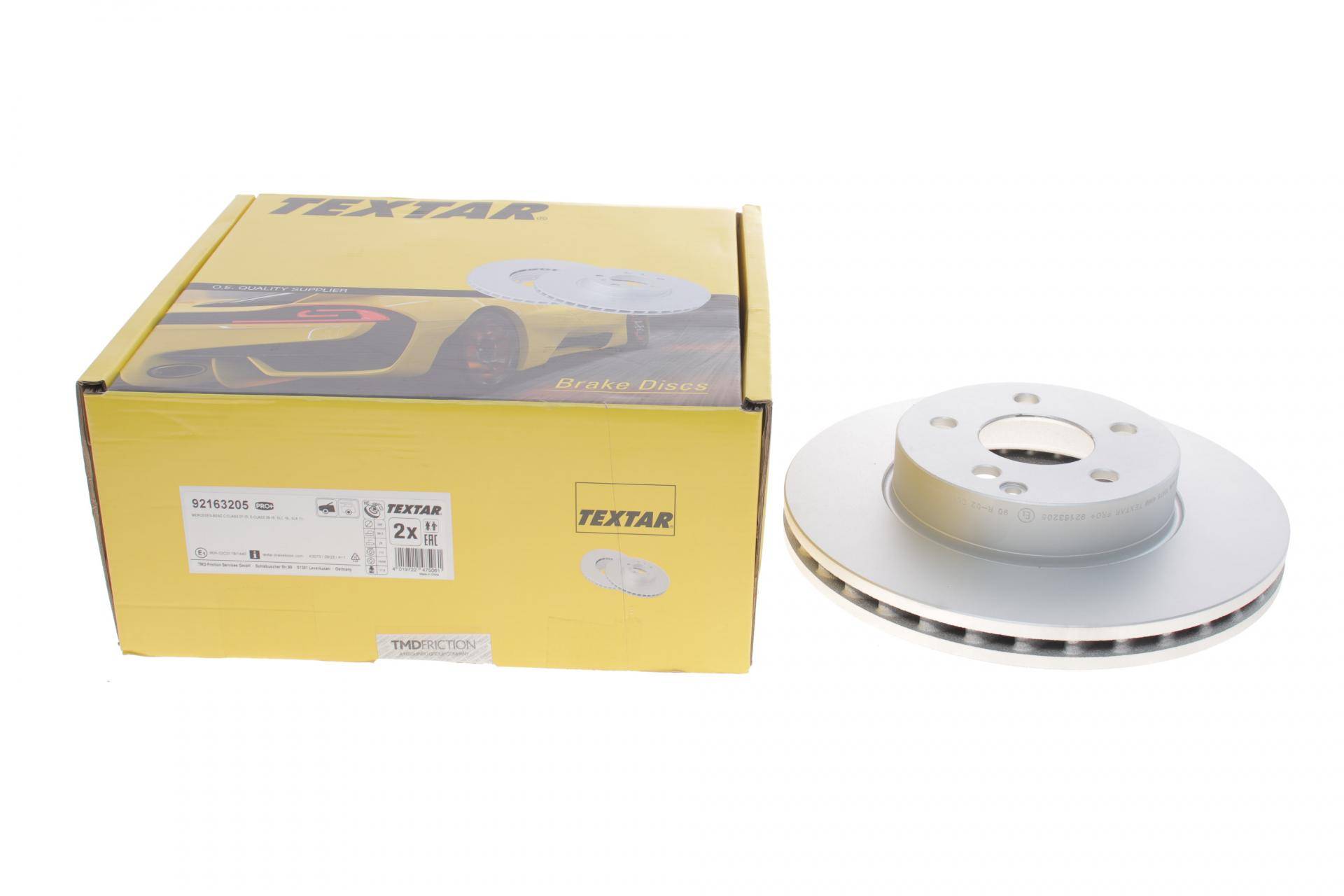 Диск гальмівний (передній) MB E-class (W211/W212/S211/S212) 02-09 (295x28) PRO+