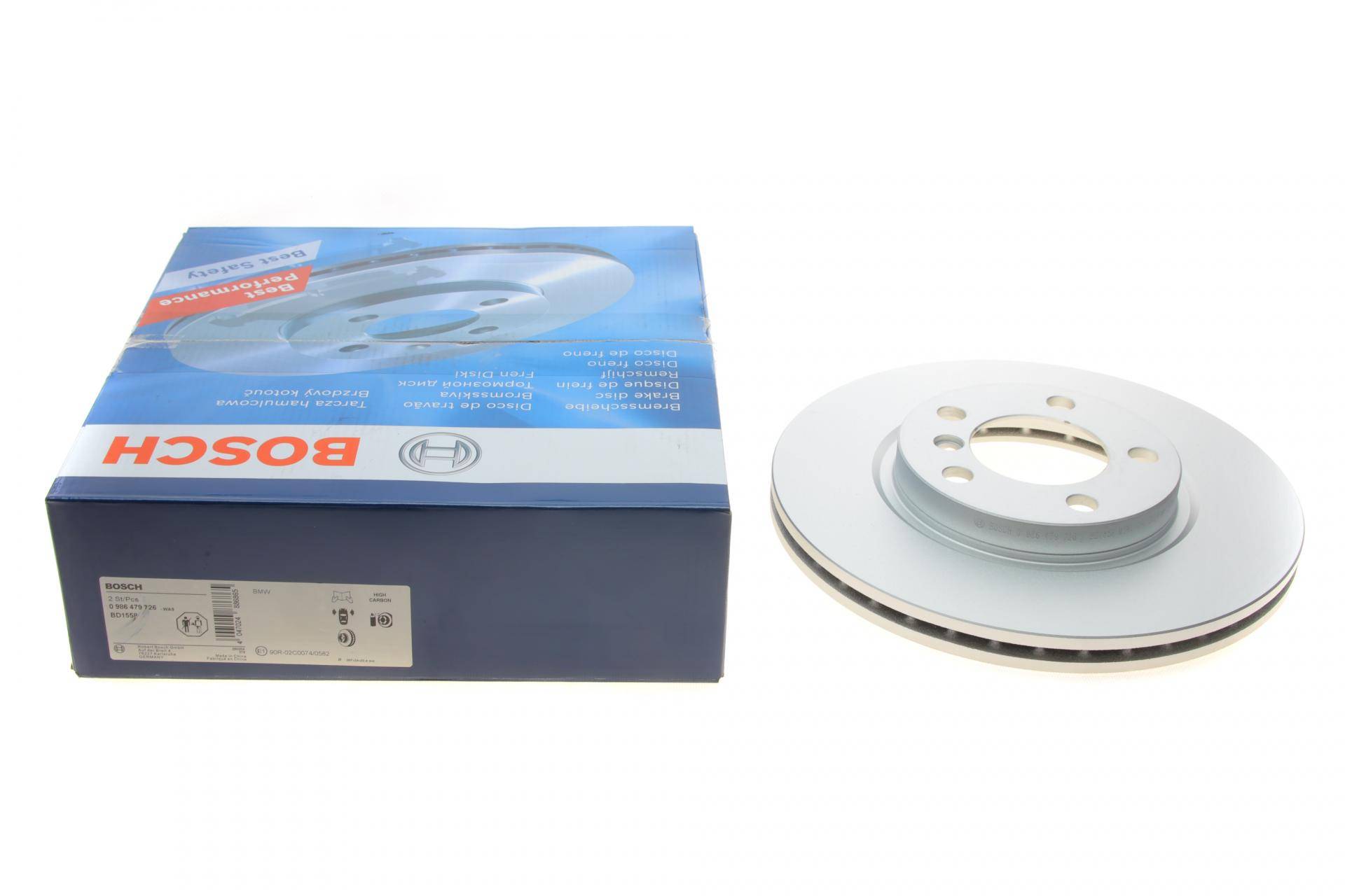 Диск гальмівний (передній) Mini R60/R61 10-16 (307x24) (з покриттям)(вентил.)