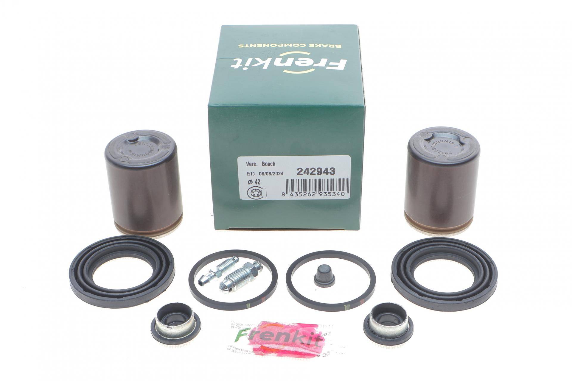 Ремкомплект супорта (переднього) Chrysler 300C 04- (d=42mm) (+2 поршня) (PBR)