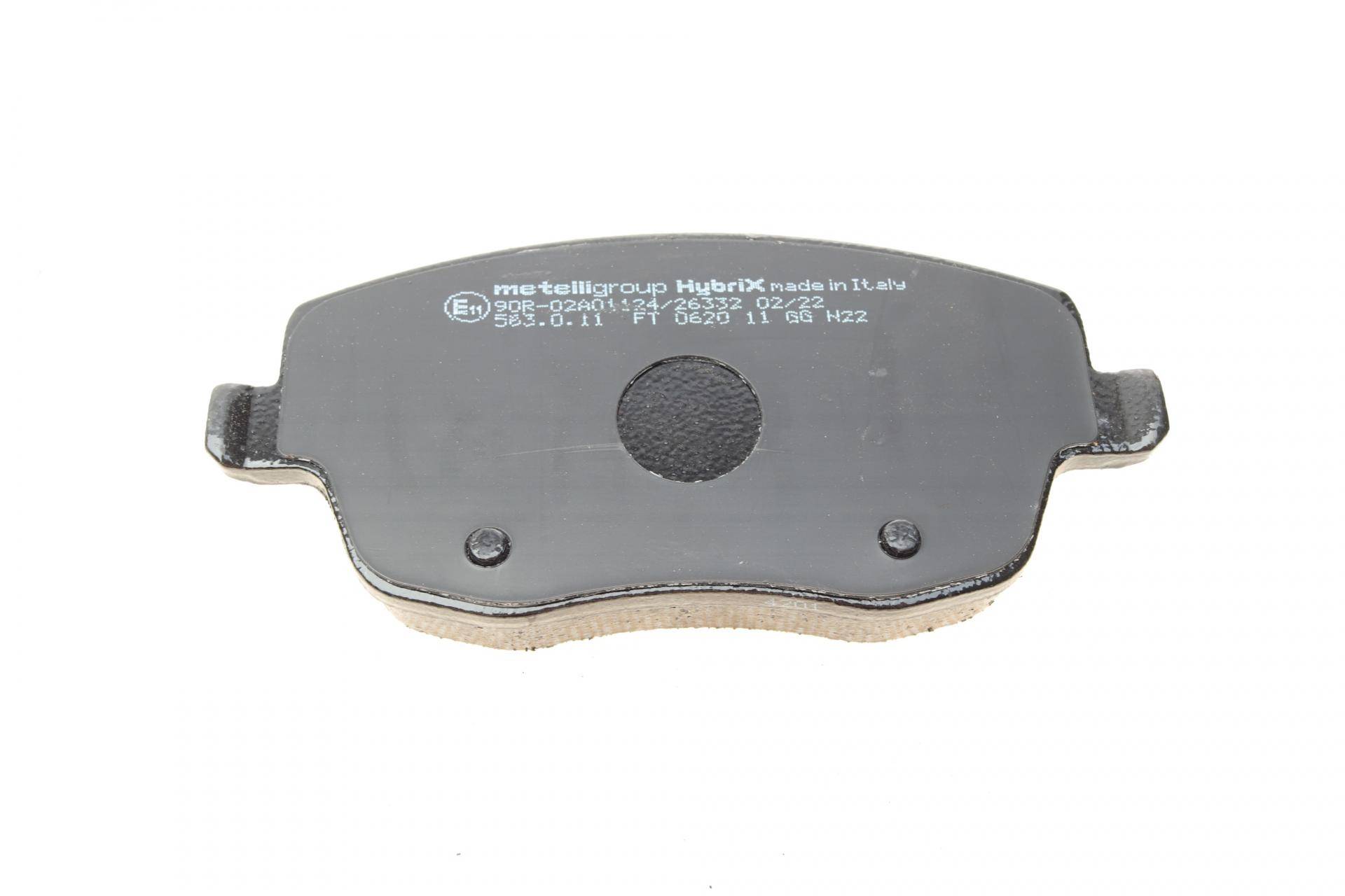 Колодки гальмівні (передні) Seat Cordoba/Ibiza IV/VW Polo/Skoda Fabia 99-15/Roomster 06-15