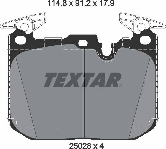 Колодки гальмівні (передні) BMW 3 (F30/F31/F34)/ 4 (F32/F36) 11- (Brembo)