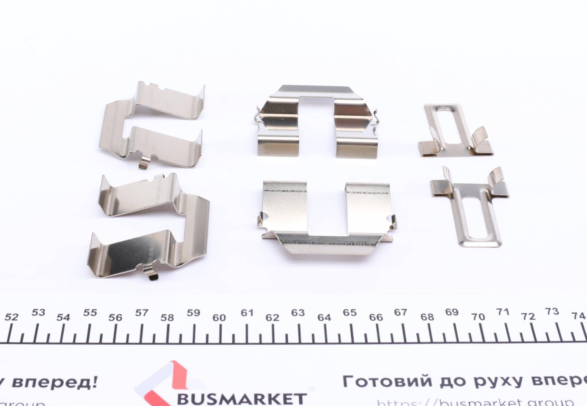 Планка супорта (заднього) прижимна (к-кт) VW T4 90-03 (Lucas) (з датчиком витрати колодок)