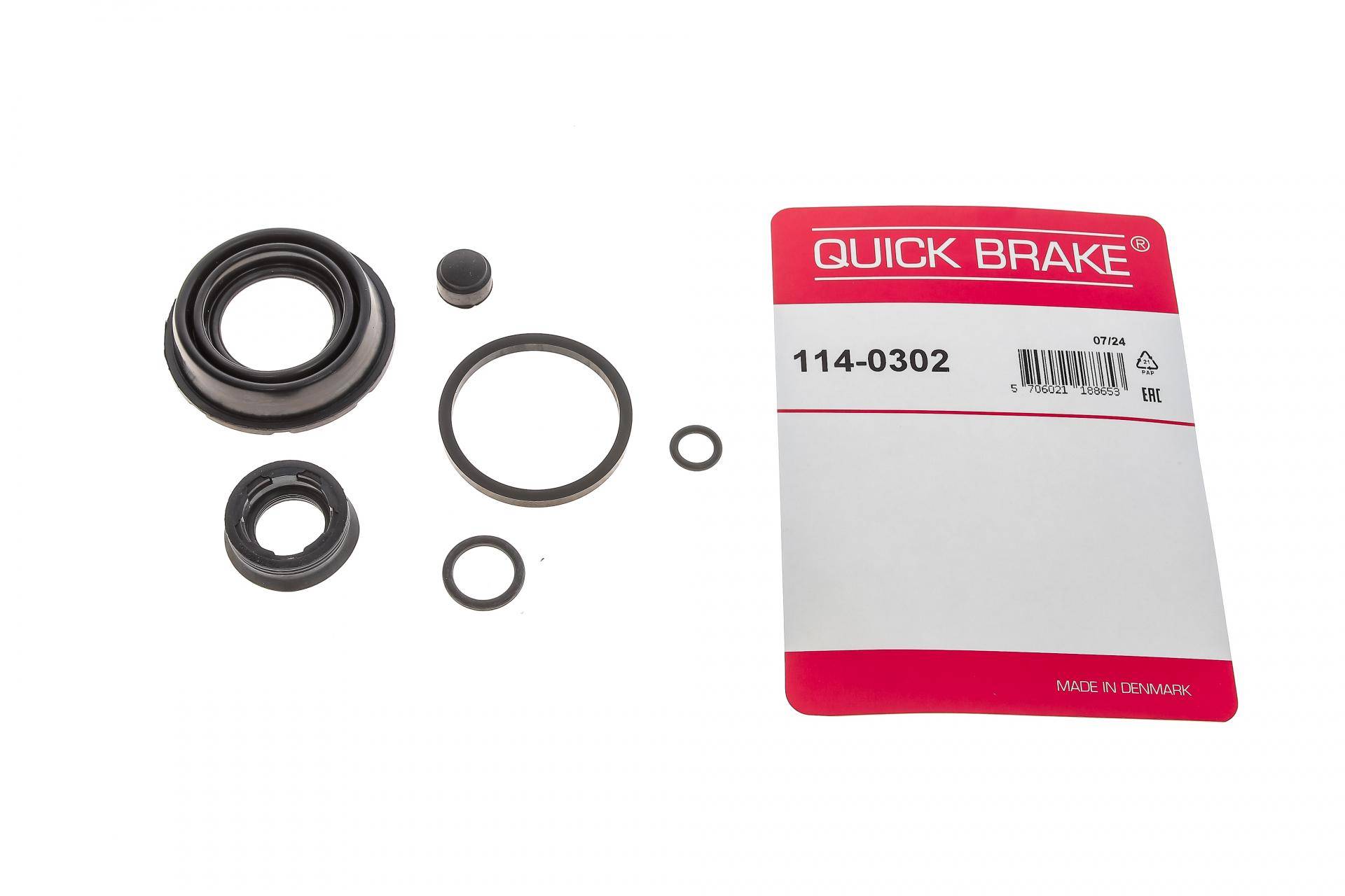 Ремкомплект супорта (заднього) Ford Connect 13-/Mazda 3 03-09 (d=38mm) (Ate)